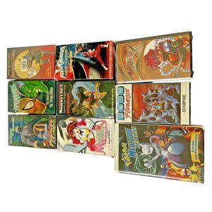 Pokemon Anime Tapes Spiderman Roboformer Shanghai Killers Sohryuden VHS Lot
